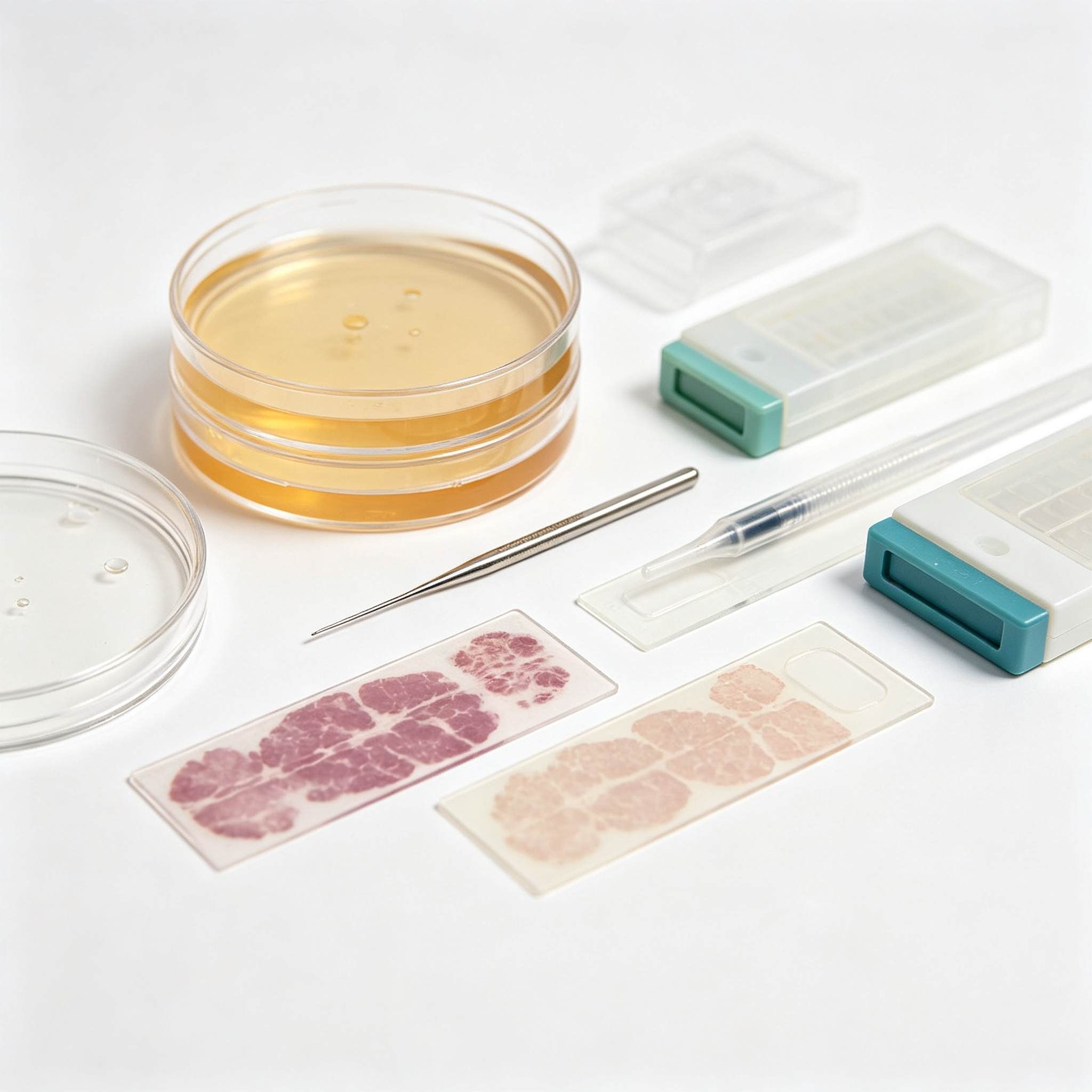 Microscope Slides, Positive Charge